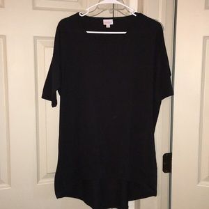LulaRoe solid black Irma size XS